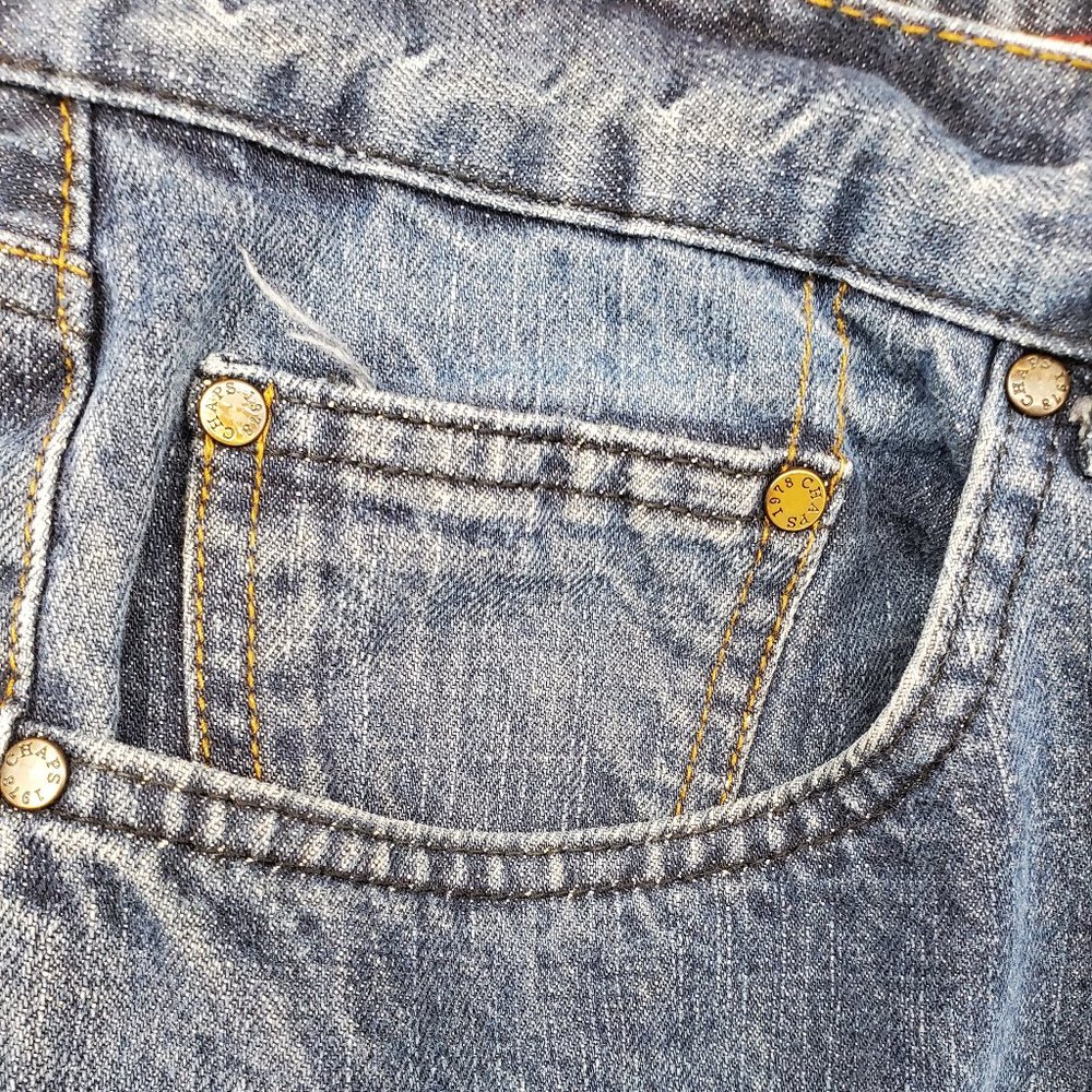 Chaps Denim Straight Fit Jeans Blue Men's 40 x 30 - Picture 5 of 14